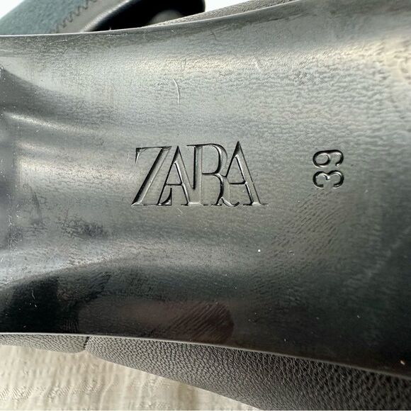 Zara Sleek Midi Calf Boots- Size 8 - Picture 14 of 15